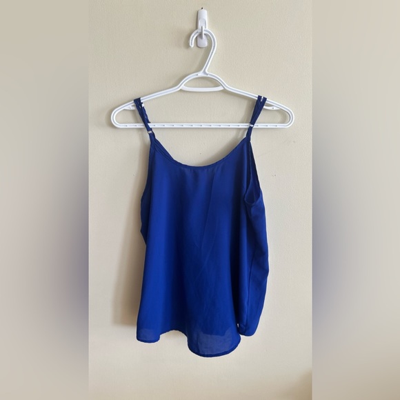 Bright Blue Japna Tank, Size M - Picture 3 of 6